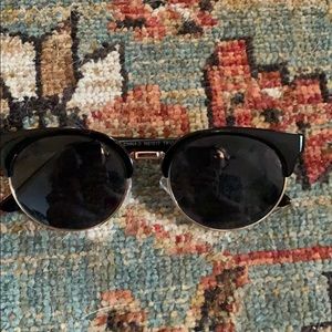 Brow line sunglasses